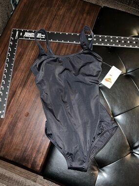 Lands' End Black Women’s One-Piece Swimsuit